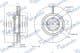 mbc035307 Mando Тормозной диск для Toyota Avensis