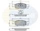 CBP01791 Comline Тормозные колодки
