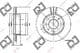 BD1059 DJ Parts Тормозной диск для Nissan Almera