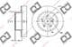 BD1419 DJ Parts Гальмівний диск для Toyota Avensis