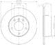 8DD 355 111-301 Hella Pagid Гальмівний диск
