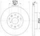 8DD 355 113-631 Hella Pagid Гальмівний диск