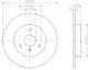 8DD 355 106-601 Hella Pagid Тормозной диск
