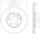 8DD 355 107-651 Hella Pagid Гальмівний диск
