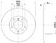 8dd355127021 Hella Pagid Гальмівний диск для BMW 5 Series