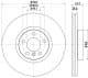 8DD355129301 Hella Pagid Гальмівний диск