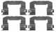 8dz355205701 Hella Pagid Комплектующие дисковых тормозных колодок