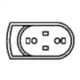 abus038 Mobiletron Датчик ABS для Ford Transit