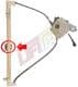 LT JE23 L Lift-TEK Стеклоподъемник для Jeep Cherokee