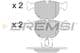 BP2774 Bremsi Тормозные колодки