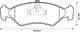 571913B Bendix Тормозные колодки