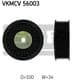 VKMCV 56003 SKF Обвідний ролик поліклинового ременя