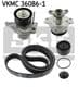 VKMC 36086-1 SKF Комплект поліклинових ременів + помпа