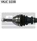 VKJC 1038 SKF Полуось