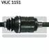 VKJC 1154 SKF Піввісь для BMW 3 Series