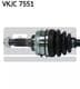 VKJC 7551 SKF Полуось для Subaru Impreza