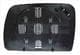 303-0125-1 TYC Скло зовнішнього дзеркала для BMW X5