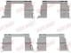 1091783 OJD (Quick Brake) Компоненти дискових гальмівних колодок для Isuzu D-Max