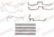 1091650 OJD (Quick Brake) Компоненти дискових гальмівних колодок для Daihatsu Cuore