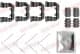 1090089 OJD (Quick Brake) Комплектующие дисковых тормозных колодок