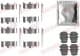 1091831 OJD (Quick Brake) Комплектующие дисковых тормозных колодок