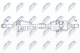 npwns128 NTY Полуось для Nissan Altima