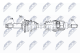npwns166 NTY Полуось для Nissan X-Trail