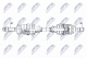 npwda001 NTY Піввісь для Daihatsu Terios