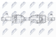 npwlr025 NTY Полуось для Land Rover Range Rover Evoque