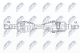 npwdw037 NTY Піввісь для Chevrolet Orlando