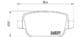 P 44 016 Brembo Гальмівні колодки для Land Rover Freelander