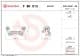 fbk013 Brembo Скоба тормозного суппорта для Mercedes Vito