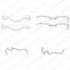LX0402 Delphi Компоненти дискових гальмівних колодок для Daihatsu Cuore
