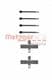 109-0903 Metzger Комплектующие дисковых тормозных колодок