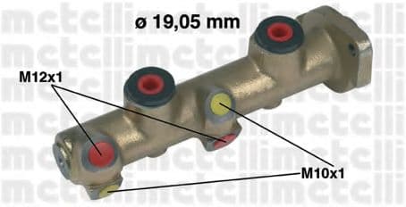05-0077 Metelli Главный тормозной цилиндр