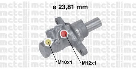 05-0724 Metelli Главный тормозной цилиндр