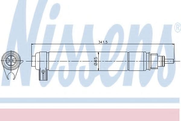 95346 Nissens Осушитель кондиционера