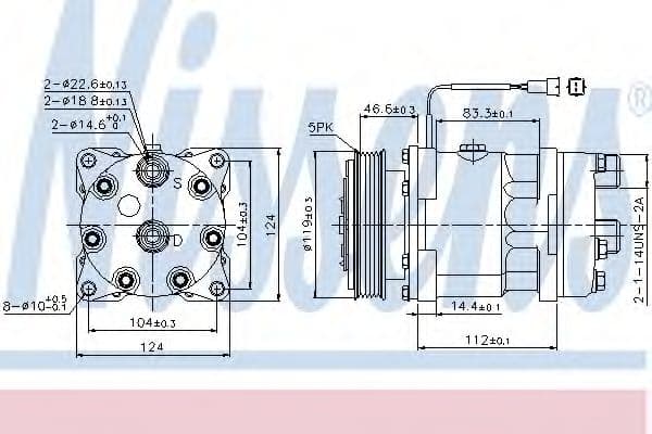 89171 Nissens Компрессор кондиционера