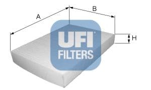 53.023.00 UFI Фільтр салону
