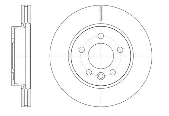 61418.10 Roadhouse Гальмівний диск для Volkswagen Amarok
