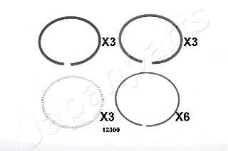 RC12300 Japanparts Поршневое кольцо