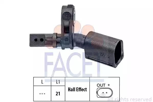 210010 Facet Датчик ABS