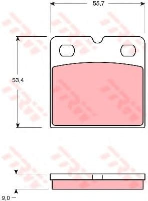 GDB1641 TRW Запчасть