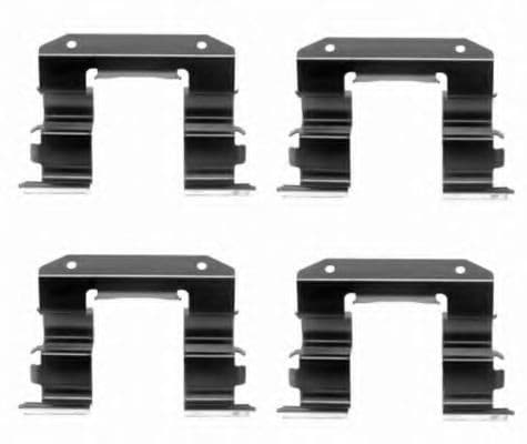 8DZ 355 202-511 Behr Hella Компоненти дискових гальмівних колодок