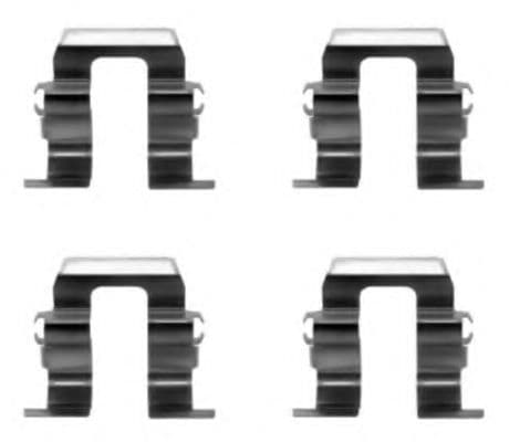8DZ 355 202-851 Behr Hella Комплектующие дисковых тормозных колодок