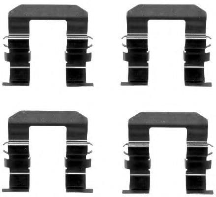 8DZ 355 203-251 Behr Hella Компоненти дискових гальмівних колодок