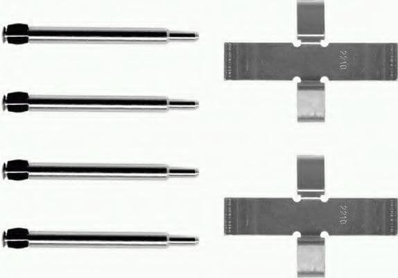 8DZ 355 203-441 Behr Hella Компоненти дискових гальмівних колодок