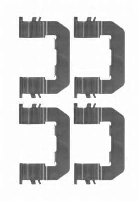 8DZ 355 203-931 Behr Hella Комплектующие дисковых тормозных колодок