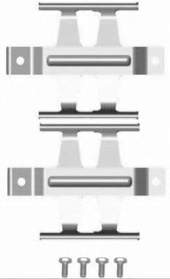 8DZ 355 204-121 Behr Hella Компоненти дискових гальмівних колодок