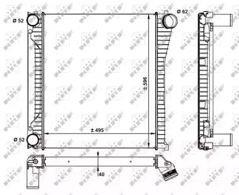 30929 NRF Интеркулер для Land Rover Range Rover